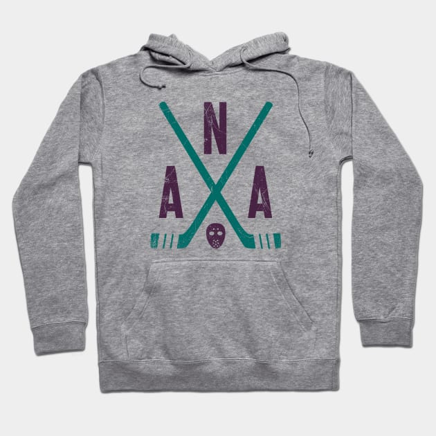 ANA Retro Sticks - Purple Hoodie by KFig21